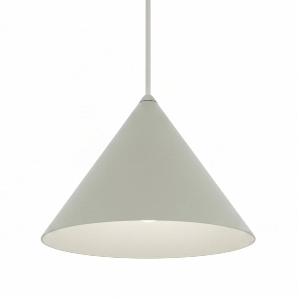 Lampe suspendue décorative métal GU10 Ø20,5 cm vert sauge