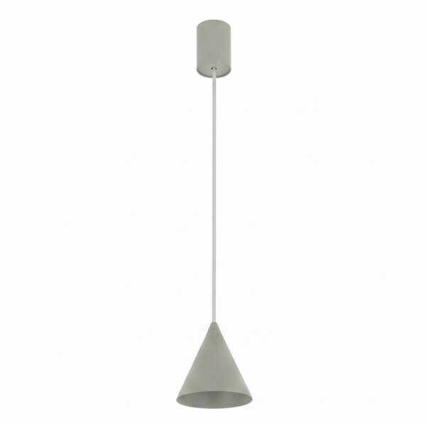 Suspension ronde vert sauge Ø11 cm GU10 métal