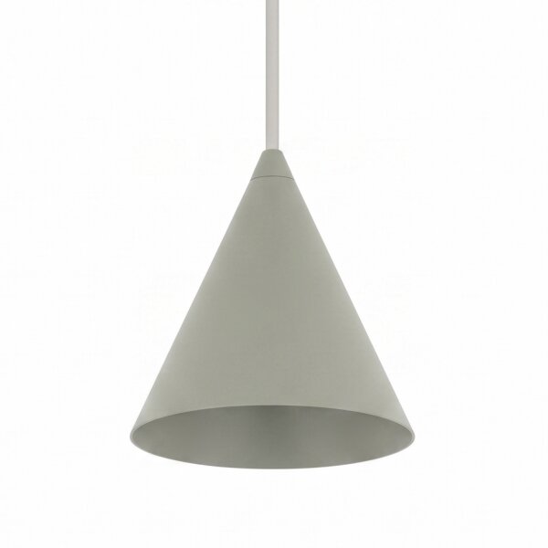 Suspension ronde vert sauge Ø11 cm GU10 métal