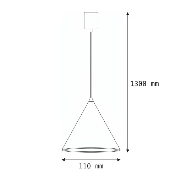 Suspension ronde vert sauge Ø11 cm GU10 métal