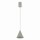 Suspension ronde vert sauge Ø11 cm GU10 métal