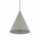 Suspension ronde vert sauge Ø11 cm GU10 métal