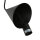 Suspension ronde noire Ø11 cm GU10 Métal Moderne