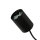 Suspension ronde noire Ø11 cm GU10 Métal Moderne