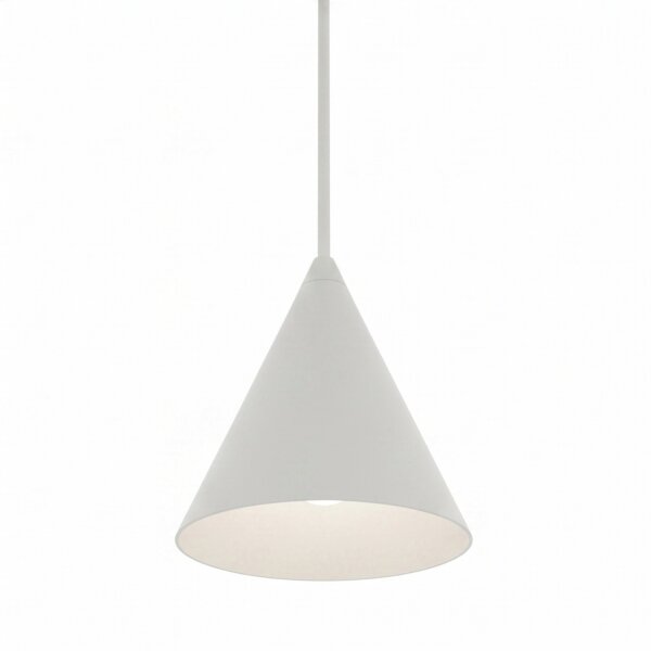 Suspension ronde gris soie Ø11 cm GU10 métal