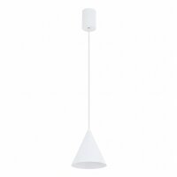 Suspension ronde blanche Ø11 cm GU10 métal...