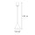 Suspension ronde blanche Ø11 cm GU10 métal cône