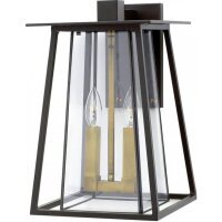 Lampe dext&eacute;rieur Balcon Maison en bronze IP44 E27...