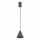 Suspension ronde Umbra Gris Ø11 cm GU10 Cône en métal