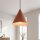 Lampe à suspendre ronde terre cuite Ø11 cm GU10 métal cône