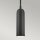 Suspension LED métal D : 12,7 cm étroit noir