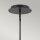 Suspension LED métal D : 12,7 cm étroit noir
