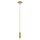 Suspension en métal LED Ø 12,7 cm en laiton antique