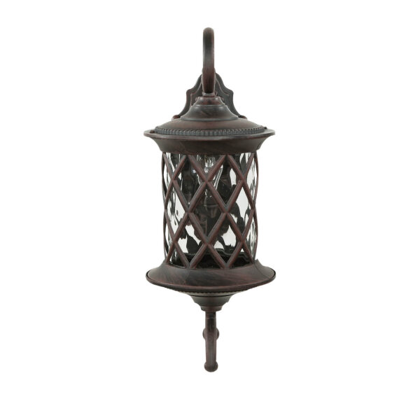 Applique murale rustique dextérieur brun antique E27 LANTERN