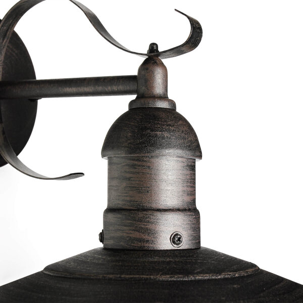 Lampe murale dextérieur antique or OSLO rustique résistant aux intempéries