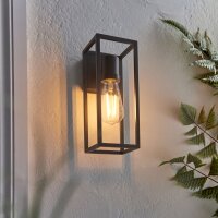 Applique extérieure Noir H : 27 cm IP44 Abat-jour...
