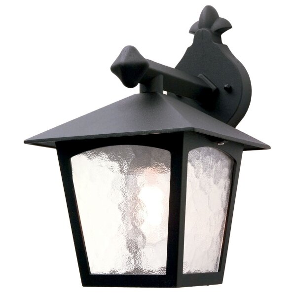 Applique Extérieur Noir Aluminium Porte dentrée Rustique