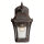 Applique extérieure Lanterne marron antique aluminium