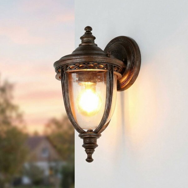 Applique IP44 Rustique élégante EDMUND Cour Balcon