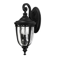 Applique extérieure Lanterne noire IP44 Rustique