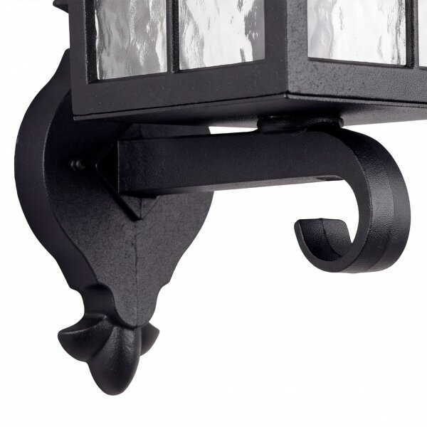 Applique murale noire IP44 aluminium extérieur stylé