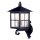 Applique murale noire IP44 aluminium extérieur stylé
