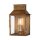 Applique ext&eacute;rieure laiton verre IP44 Vintage maison