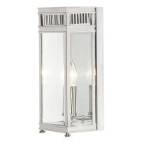 Applique murale étroite chrome en laiton IP44...