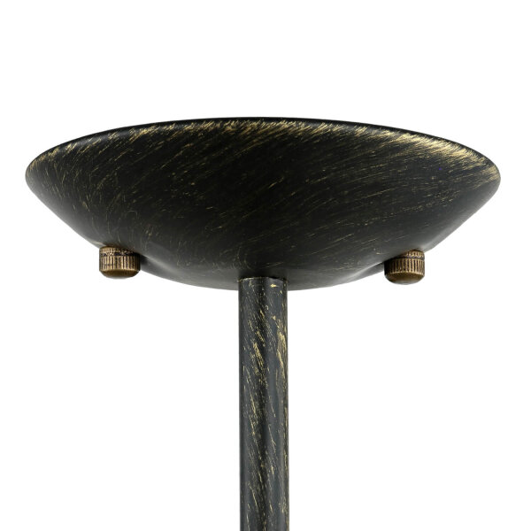 Plafonnier KORFU en laiton antique 3-flmg