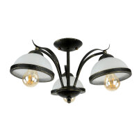 Plafonnier KORFU en laiton antique 3-flmg