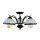 Plafonnier KORFU en laiton antique 3-flmg