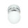 Applique murale salle de bain IP44 ronde en chrome Ø7,5cm