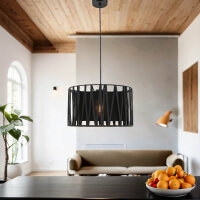 Lampe à suspendre Salon Moderne Noir Métal...