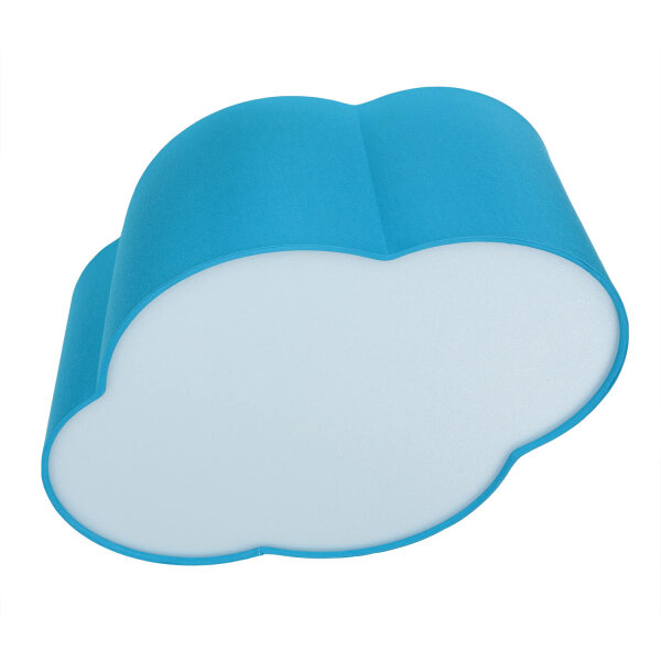Lampe pour enfants Bleu Nuage à faible éblouissement 41 cm de long 2x E27