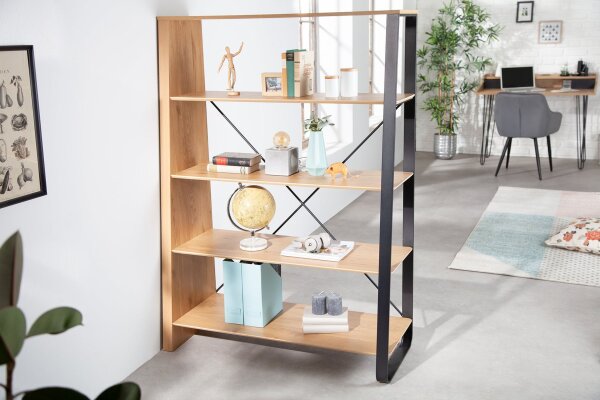 Étagère polyvalente Industrial 110 x 154 cm MDF métal