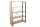 Étagère polyvalente Industrial 110 x 154 cm MDF métal