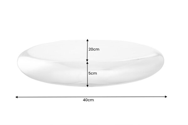 Étagère murale en métal argenté L : 40 cm rond flottant