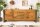 XXL Sideboard chêne sauvage largeur 200 cm piètement traîneau industriel