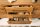 XXL Sideboard chêne sauvage largeur 200 cm piètement traîneau industriel