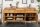 Buffet chêne sauvage plaqué métal 160 cm avec chant en forme darbre