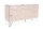 Buffet chêne sauvage plaqué métal 160 cm avec chant en forme darbre