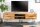TV Lowboard bois largeur 160 cm Design industriel PATRICIA