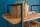 Étagère design industriel 90 x 166 cm placage bois véritable métal