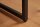 Étagère design industriel 90 x 166 cm placage bois véritable métal