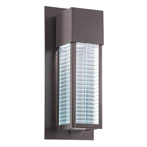Applique LED extérieure Bronze Bauhaus IP44 Porte dentrée