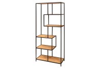 Étagère moderne aspect bois 77 x 185 cm...
