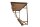 Portemanteau mural 77 cm bois vintage fer 7 crochets