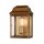Applique ext&eacute;rieure laiton verre IP44 Vintage maison