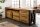 Grand sideboard bois fer 195 cm de large design industriel