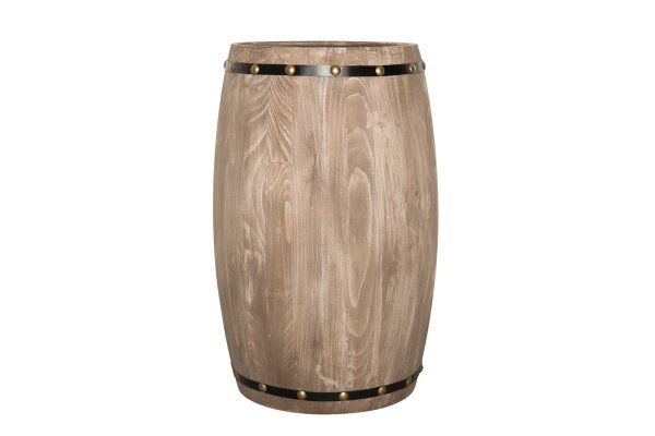 Casier à vin Tonneau de vin design Bois massif Barrique